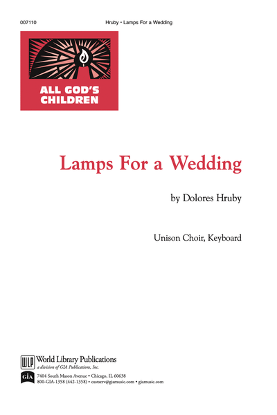Lamps For A Wedding