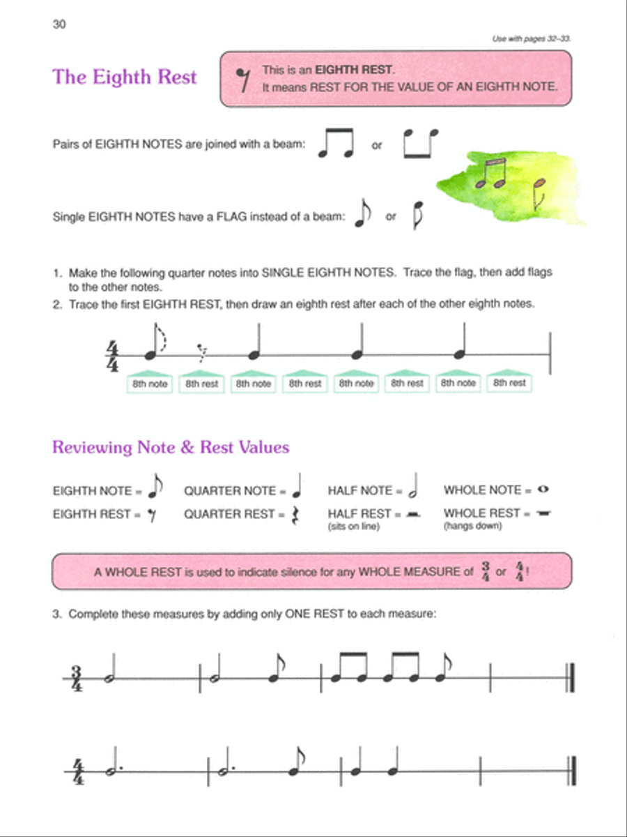 Alfred's Basic Piano Prep Course Theory, Book C Piano Method scores gallery preview page 4