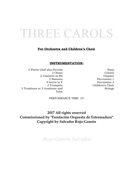 Three Carols image number null