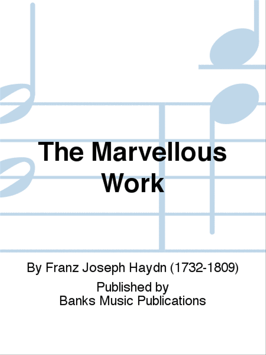The Marvelous Work The Marvelous Work 4-Part scores gallery preview page 1