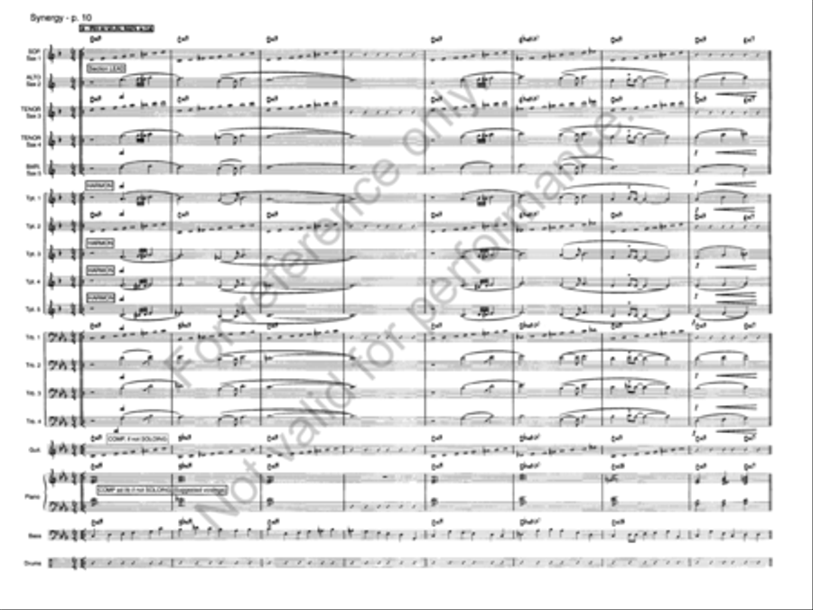 Synergy Jazz Ensemble scores gallery preview page 9