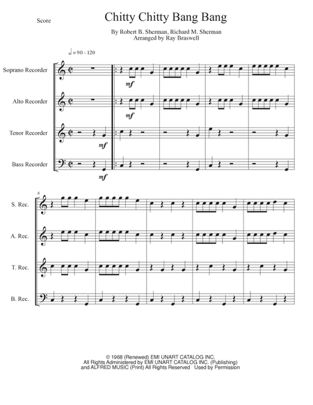 Chitty Chitty Bang Bang - Score Only image number null