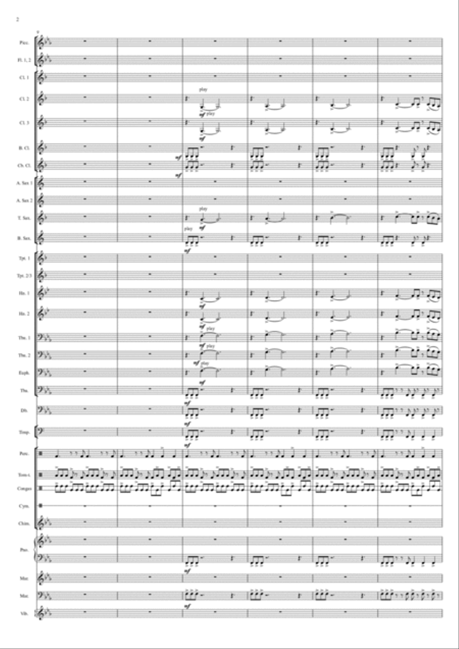 Halo Halo Concert Band scores gallery preview page 3