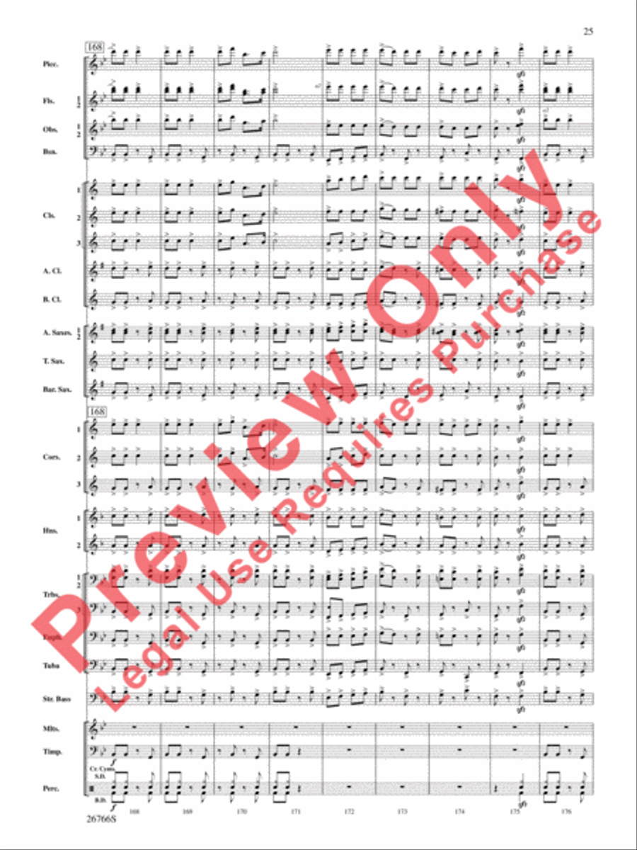 A Christmas Festival A Christmas Festival Concert Band scores gallery preview page 26