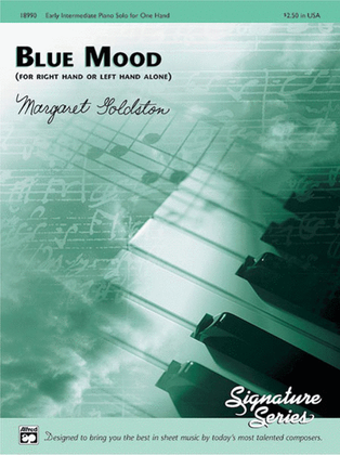 Book cover for Blue Mood (for right hand or left hand alone)