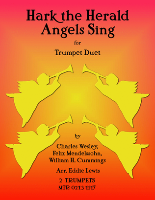 Book cover for Hark! The Herald Angels Sing Trumpet Duet