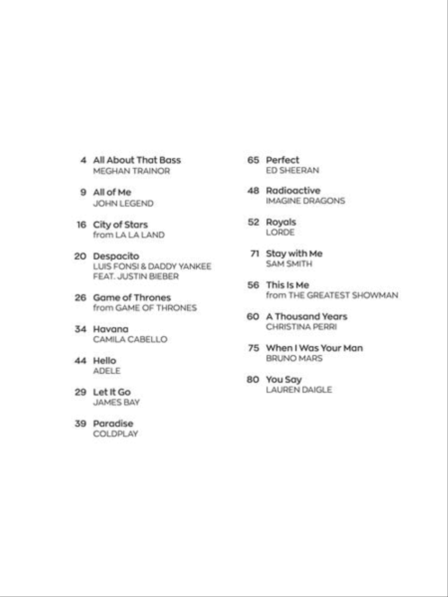Pop Hits for Classical Guitar Acoustic Guitar scores gallery preview page 3