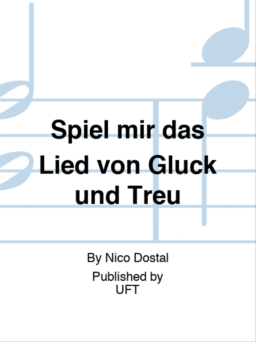 Spiel mir das Lied von Glück und Treu Spiel mir das Lied von Glück und Treu Orchestra scores gallery preview page 1