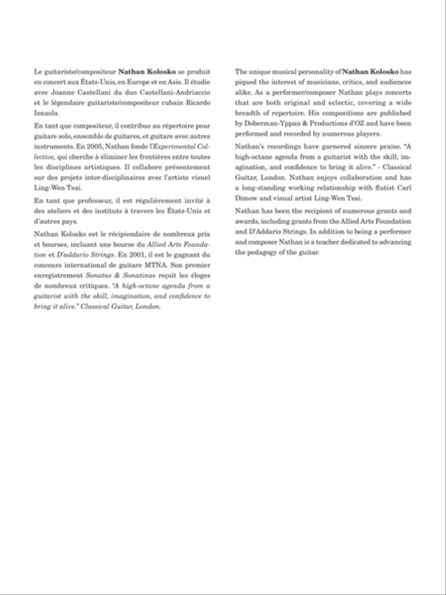 Three Curiosities Three Curiosities Classical Guitar scores gallery preview page 3