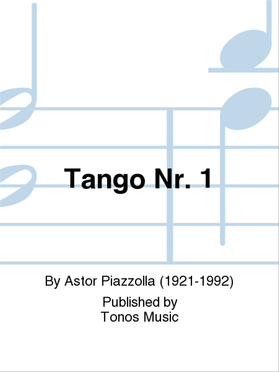 Tango Nr. 1 String Orchestra scores gallery preview page 1
