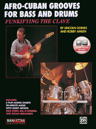 Book cover for Funkifying The Clave: Afro-Cuban Grooves For Bass And Drums (with CD)
