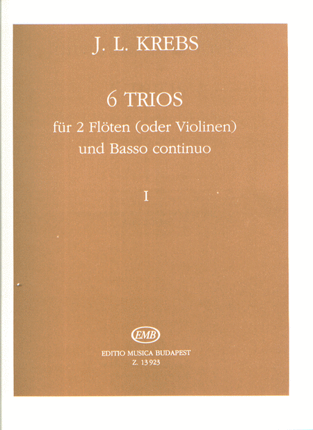 6 Trios Fur 2 Floten Und Basso Continuo 1