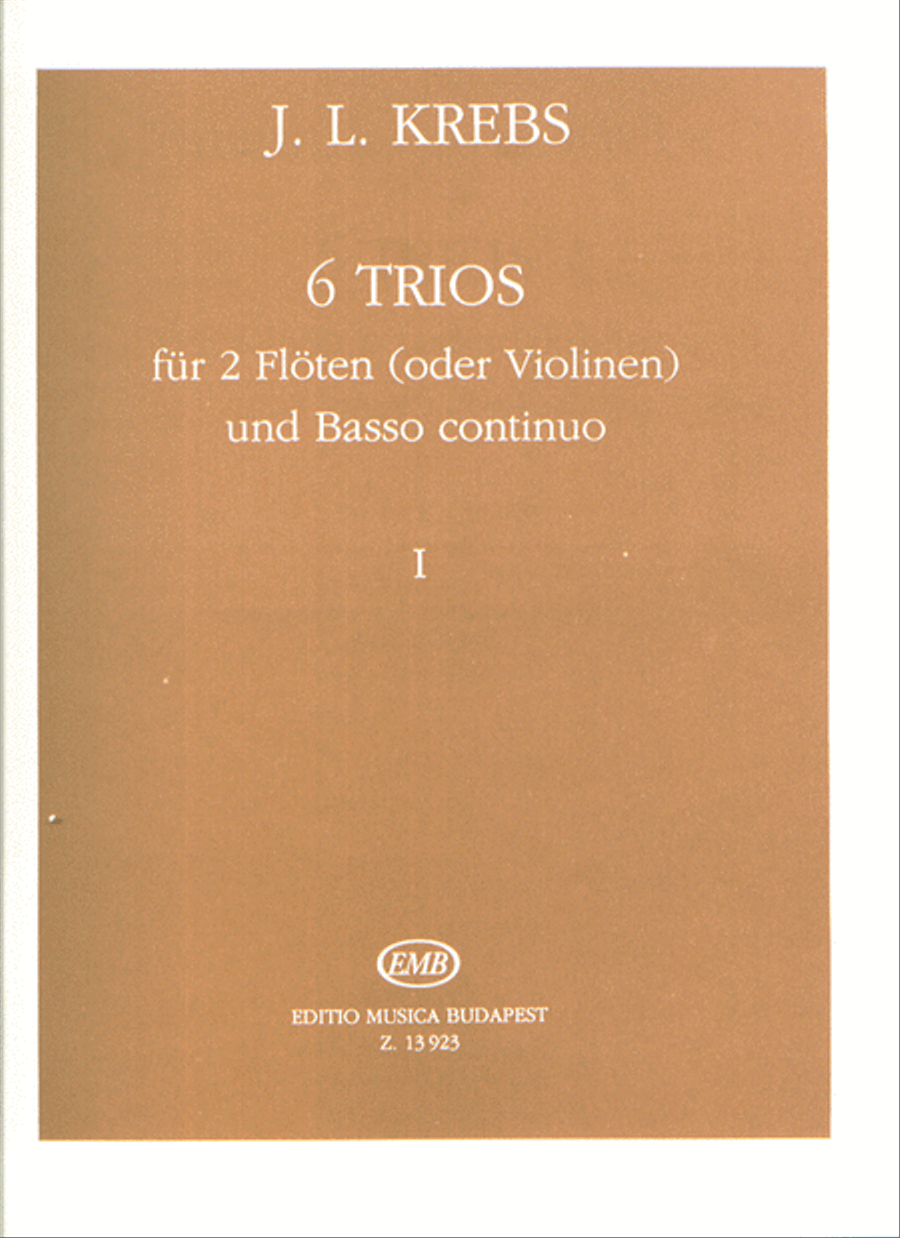 6 Trios Fur 2 Floten Und Basso Continuo 1 Flute Duet scores gallery preview page 1