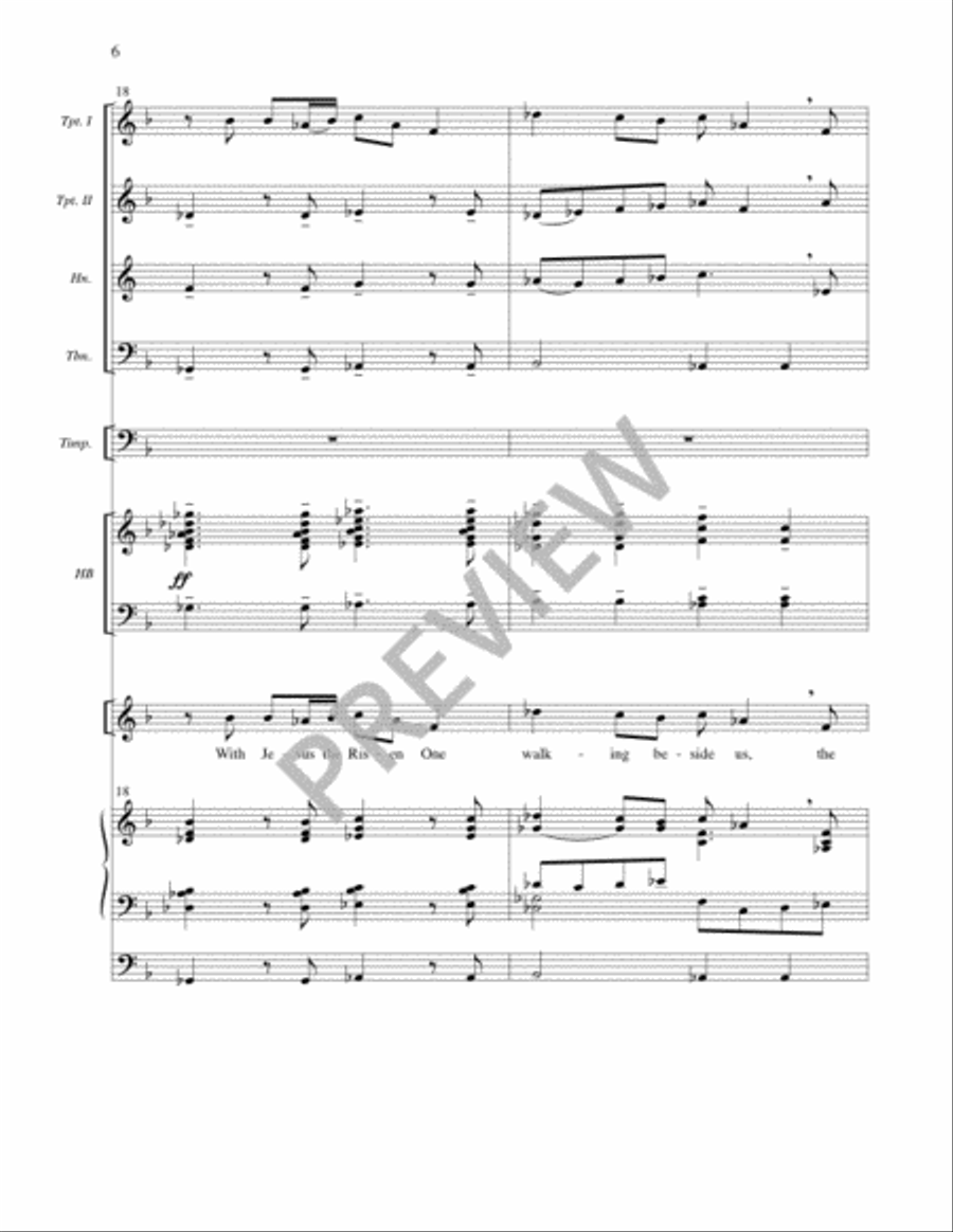 We Come Keeping Festival - Full Score and Parts 4-Part scores gallery preview page 6