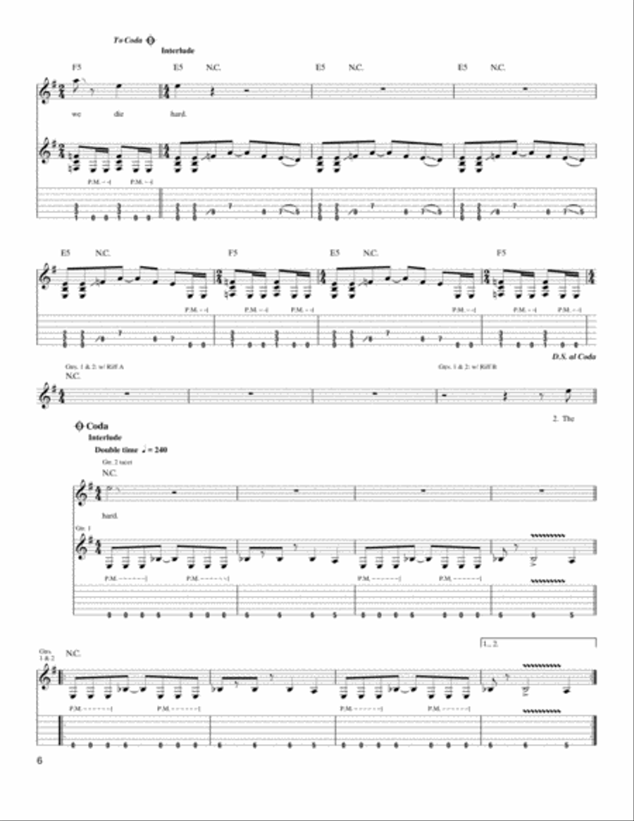 Beat & Scarred, Broken Acoustic Guitar scores gallery preview page 6