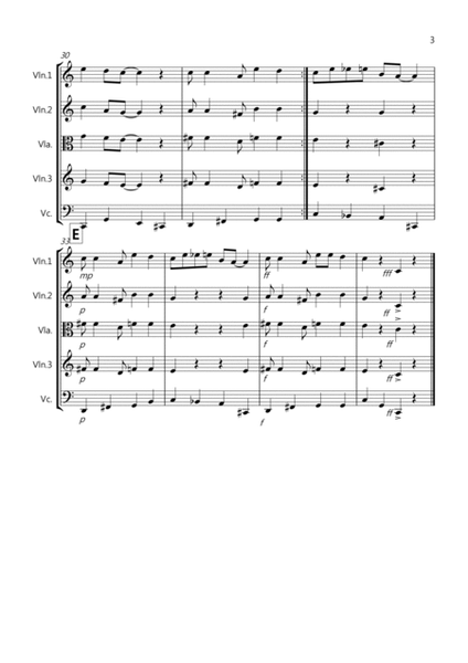 Burnie's Ragtime for String Quartet image number null
