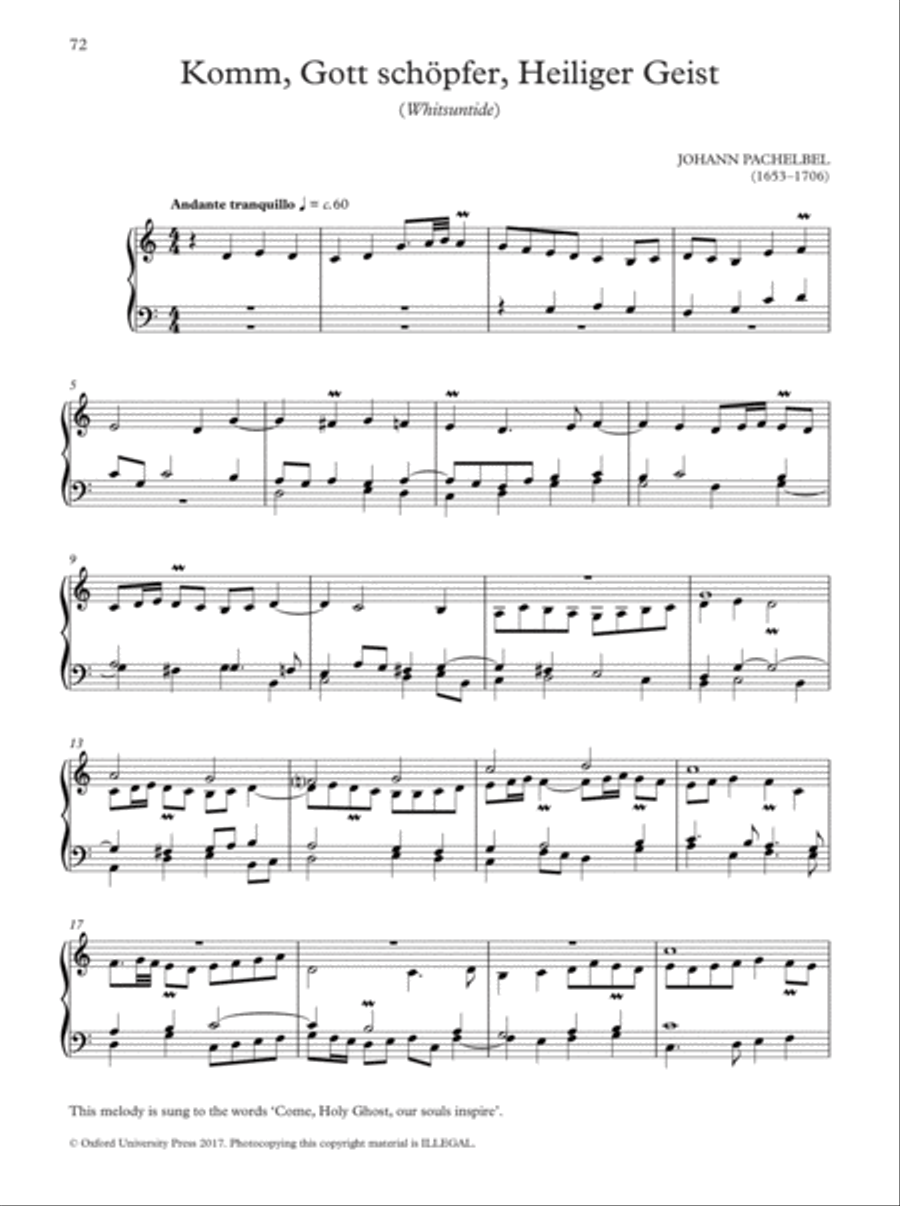 Oxford Book of Lent and Easter Organ Music for Manuals Organ Solo scores gallery preview page 72