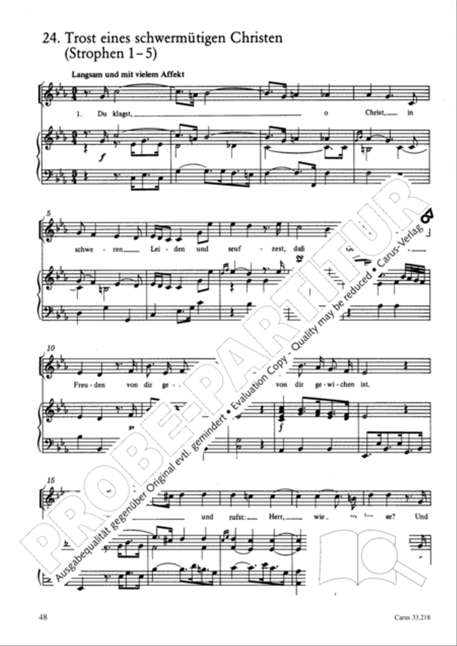 Geistliche Oden und Lieder (Gellert) Collection / Songbook scores gallery preview page 43
