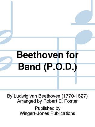 Beethoven For Band - Full Score