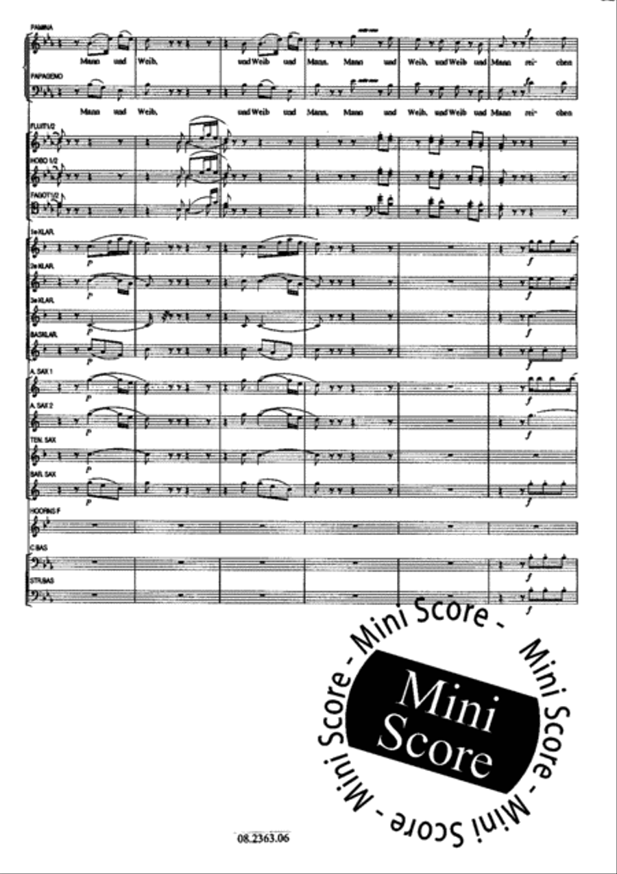 Bei Manner, Welche Liebe Fuhlen Concert Band scores gallery preview page 11