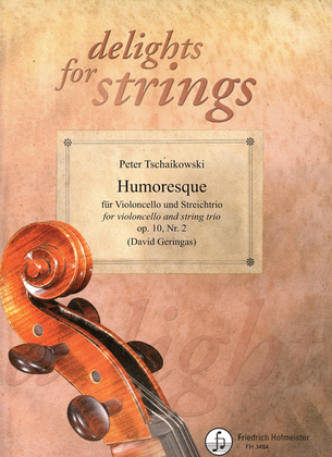 Book cover for Humoresque, op. 10, Nr. 2