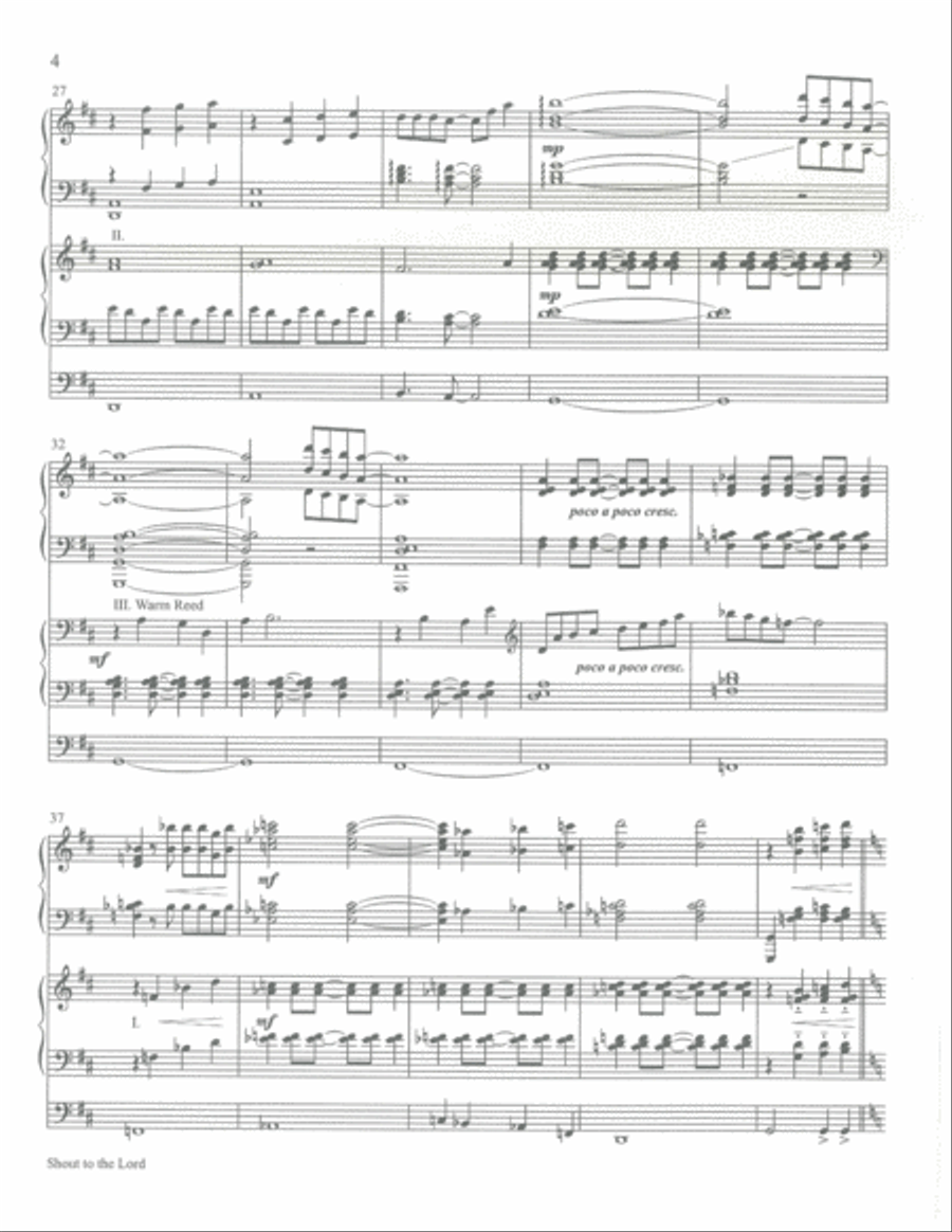 Shout to the Lord Organ scores gallery preview page 5