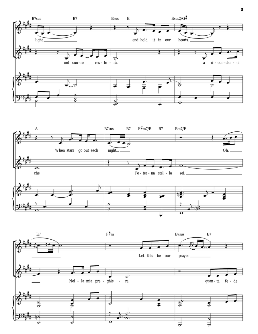 The Prayer Piano, Vocal scores gallery preview page 3