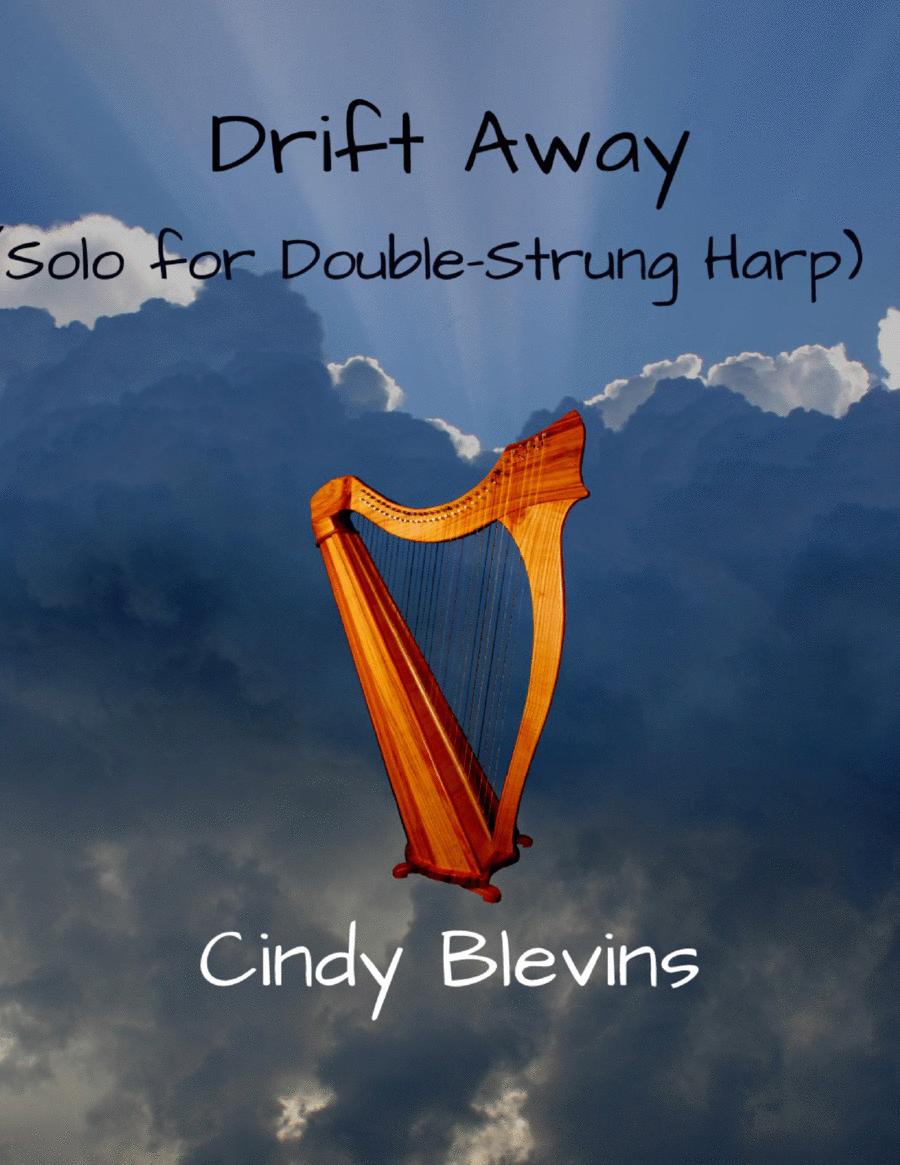 Drift Away, original solo for Double-Strung Harp Harp scores gallery preview page 1
