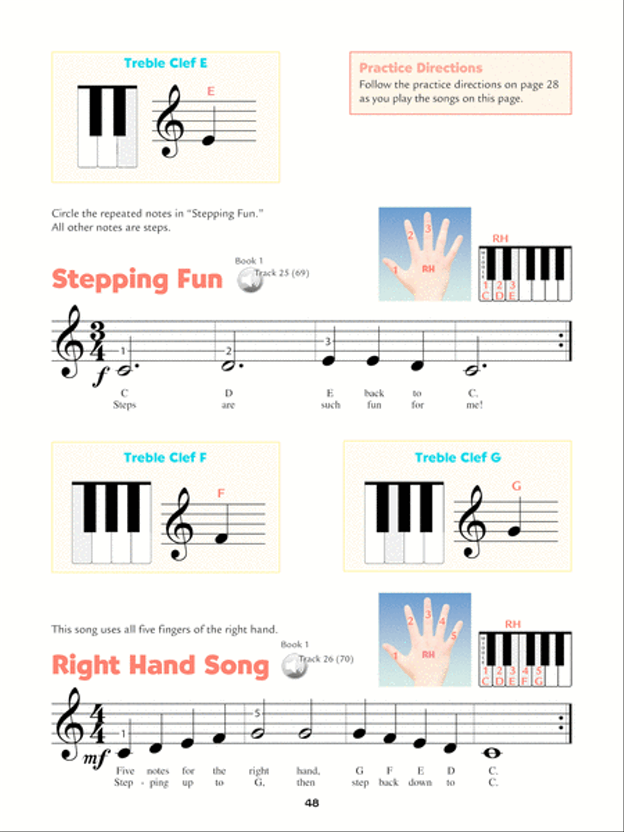 Alfred's Kid's Piano Course Complete Piano Method scores gallery preview page 7