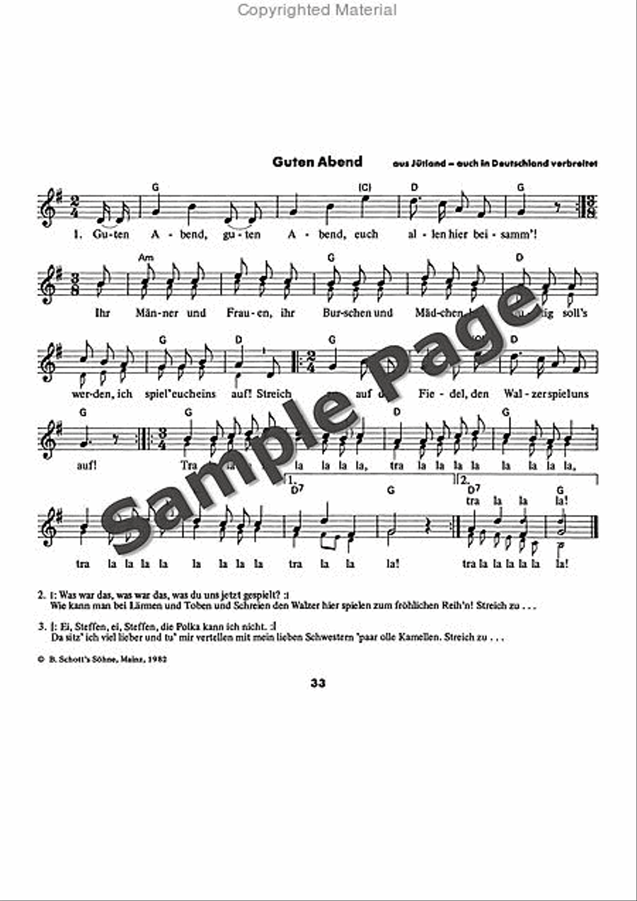 Es tonen die Lieder Recorder scores gallery preview page 34