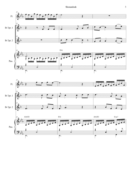 Shenandoah (Duet for Bb-Trumpet) image number null
