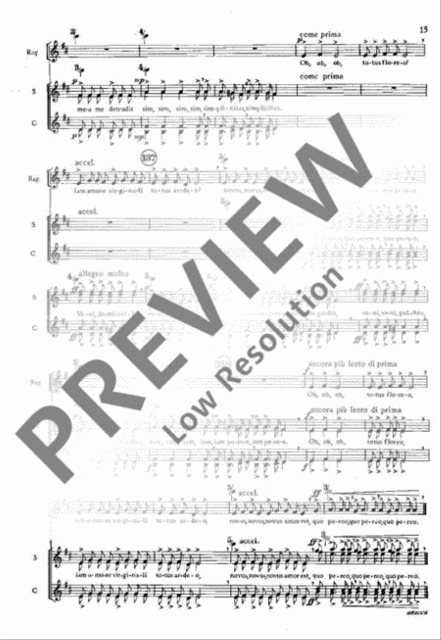 Carmina Burana Part scores gallery preview page 17