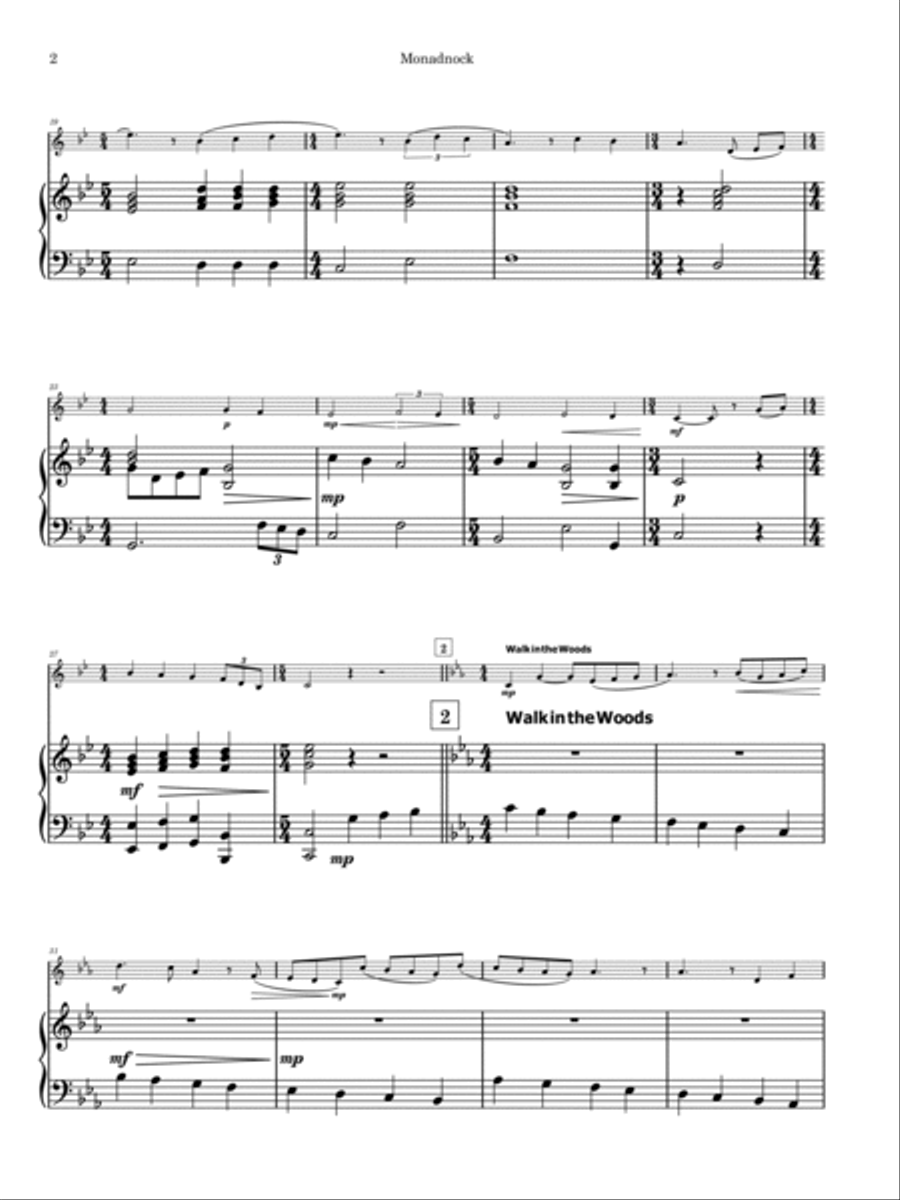 Monadnock Monadnock Trumpet Solo scores gallery preview page 4