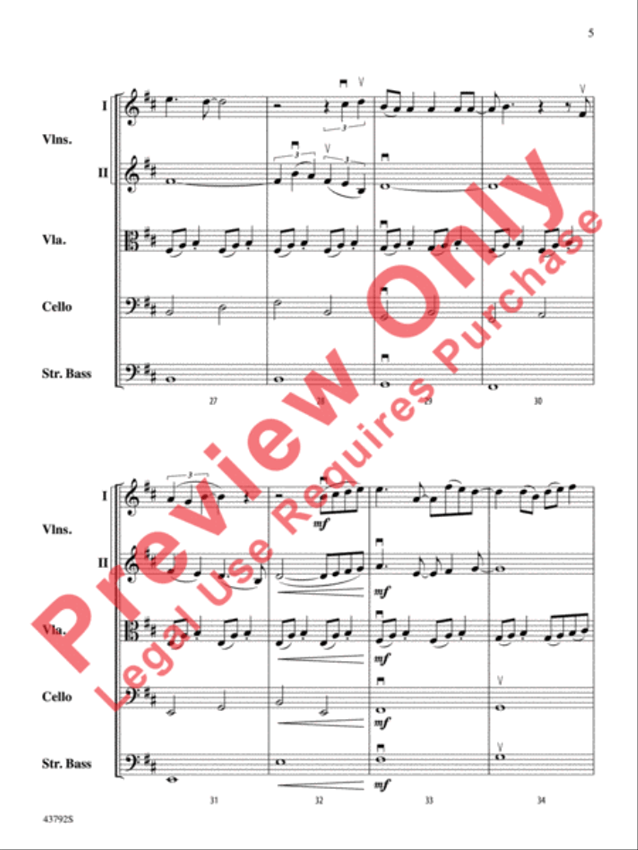 I Don't Want to Miss a Thing String Orchestra scores gallery preview page 6