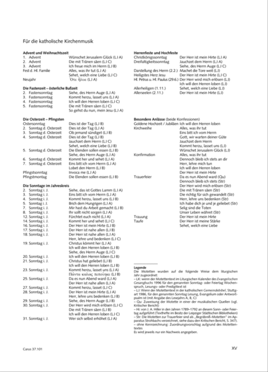Homilius: Complete Motets. Selected Works. New Edition 2014 4-Part scores gallery preview page 14