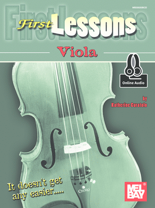 Book cover for First Lessons Viola