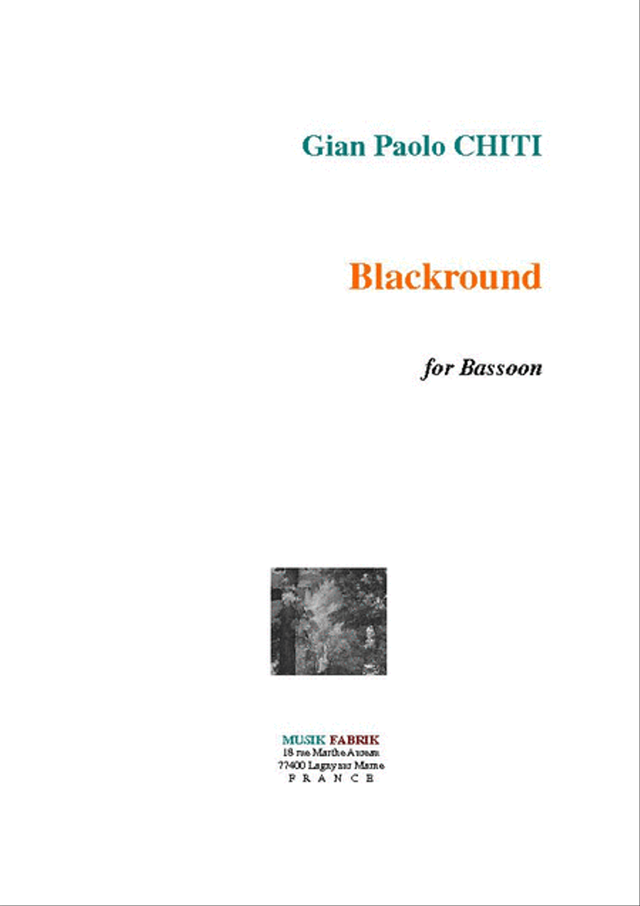 Blackround Bassoon Solo scores gallery preview page 1