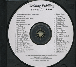 Wedding Fiddling Tunes for Two Violins CD
