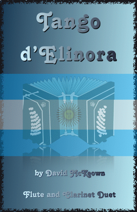 Book cover for Tango d'Elinora, for Flute and Clarinet Duet