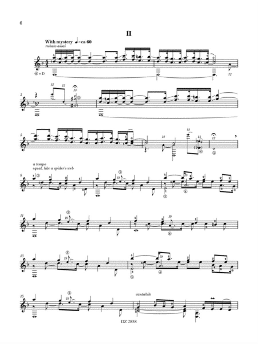 Mirrors Mirrors Classical Guitar scores gallery preview page 6