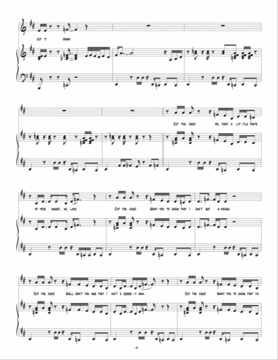 Cut The Cake Voice scores gallery preview page 4