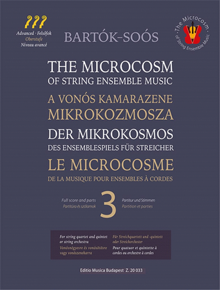Book cover for The Microcosm of String Ensemble Music 3