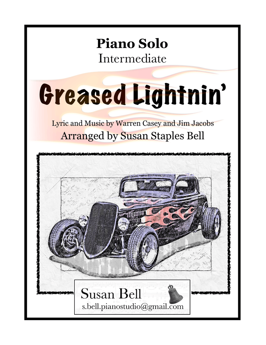 Greased Lightnin' Piano Solo scores gallery preview page 1