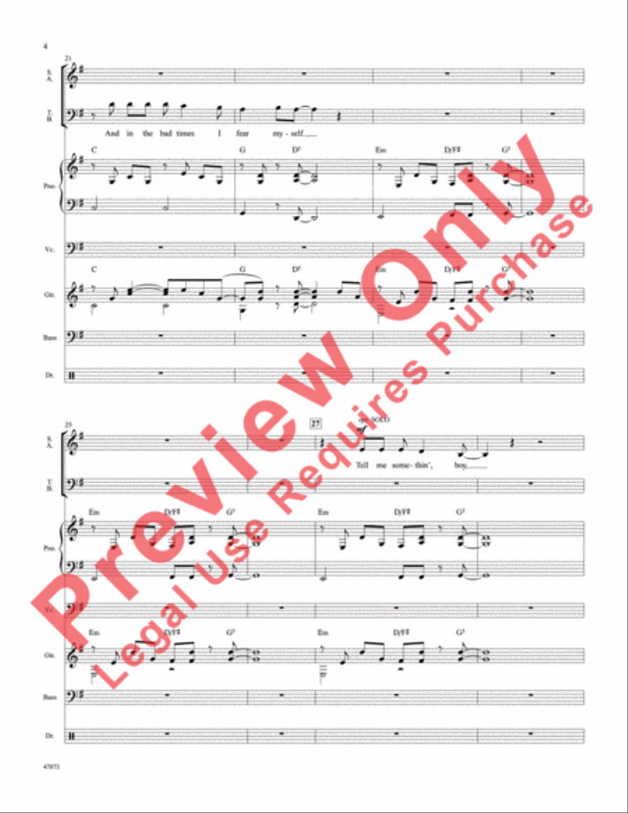 Shallow Choir scores gallery preview page 5