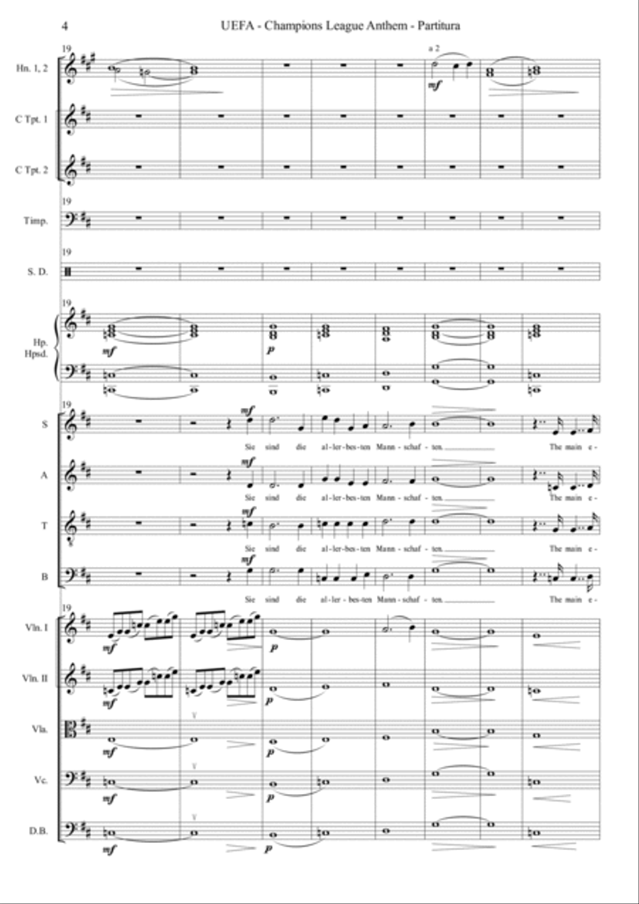 Uefa Champions League Team Chamber Orchestra scores gallery preview page 4