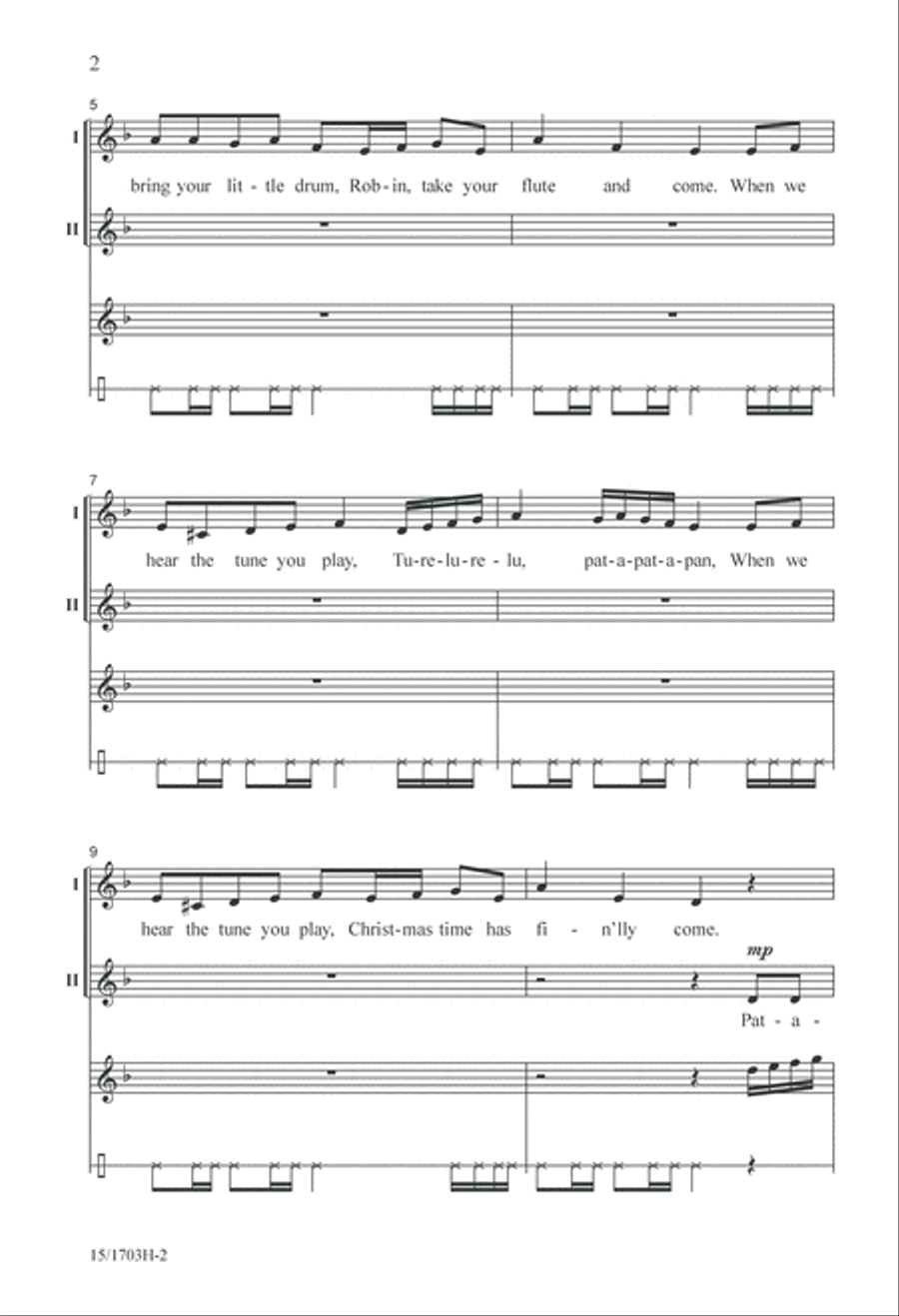 Pat-a-pan 2-Part scores gallery preview page 2