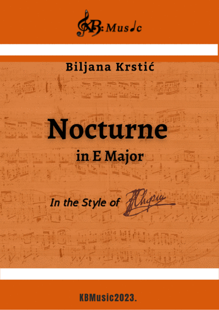 Nocturne in E Major In the Style of Frederic Chopin image number null