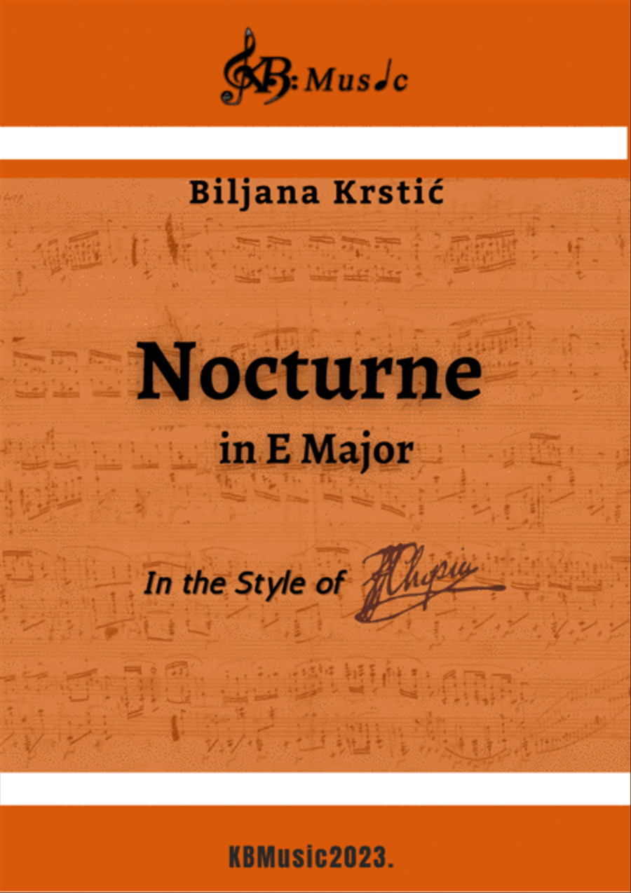 Nocturne in E Major In the Style of Frederic Chopin image number null