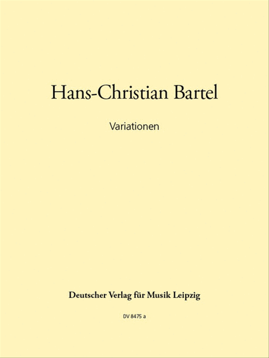 Variations String Quartet scores gallery preview page 1