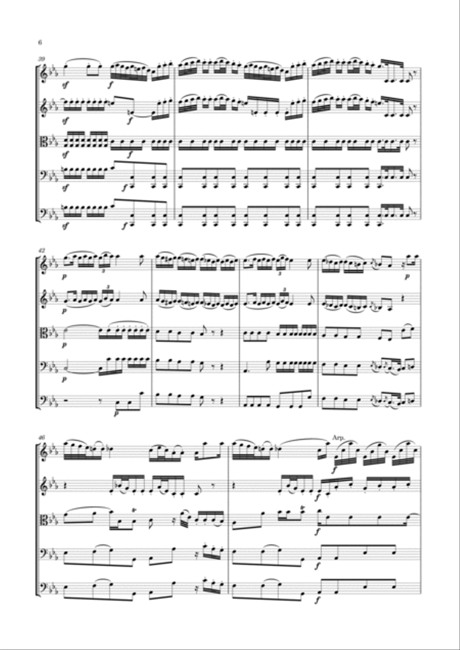 Boccherini - 6 String Quintets, G.283-288 ; Op.18 String Quintet scores gallery preview page 6